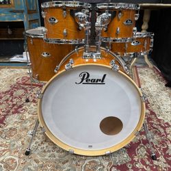 Pearl Export 5pc Honey Amber Drum Set