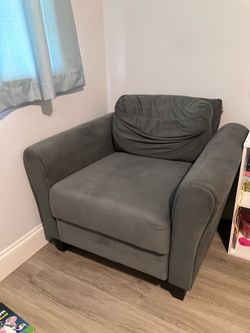 Small Gray Arm Chair