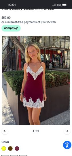 Burgundy Isabella’s cabinet dress