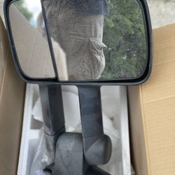 Vehicle towing mirror