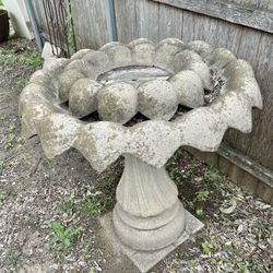 Stone Birdbath
