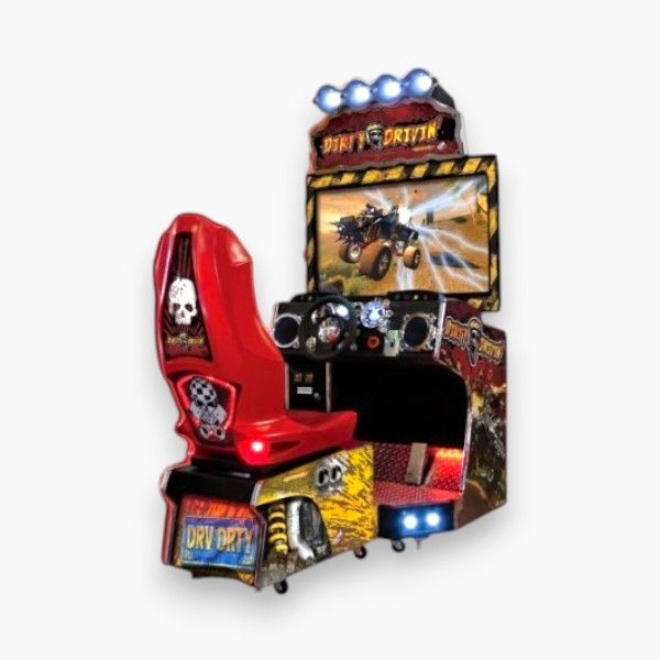 Dirty Drivin’ Arcade Racer Machine by Raw Thrills – 42″ LCD Panel
Condition: Very Good – Almost New (Refurbished)