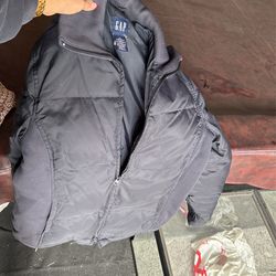 GAP Black Feather/Down Jacket