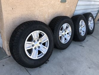 Used 2015 Chevy Silverado Stock Rims and Tires