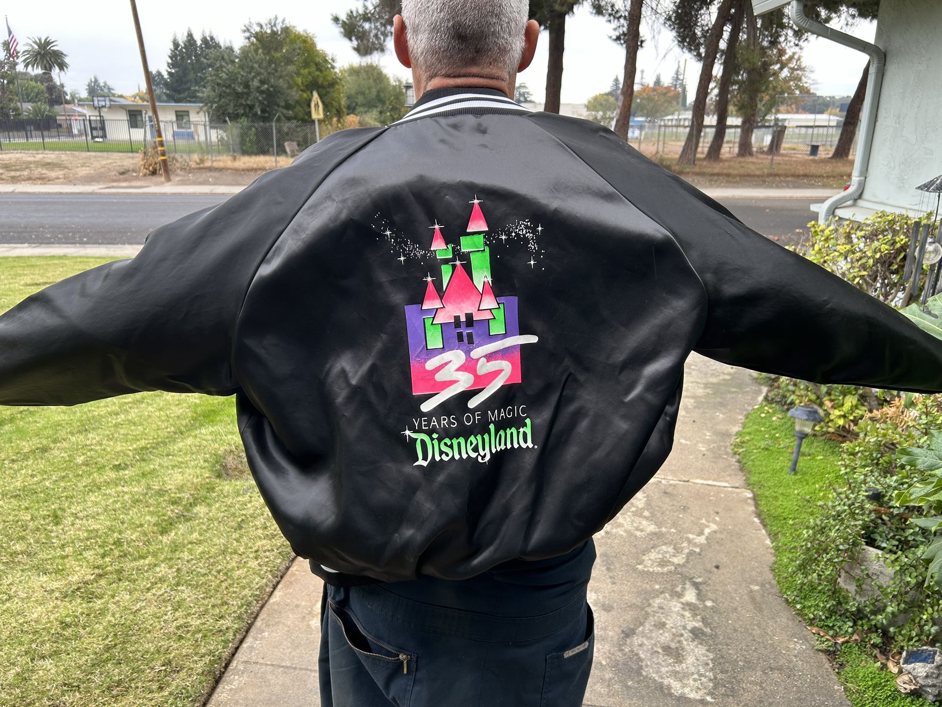 Vintage Disneyland Mickey 35 Years Bomber Jacket