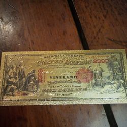 Three Bills 24 K Gold 1,2,5