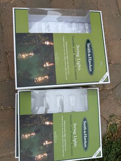 New Smith & Hawken Indoor/Outdoor String Lights