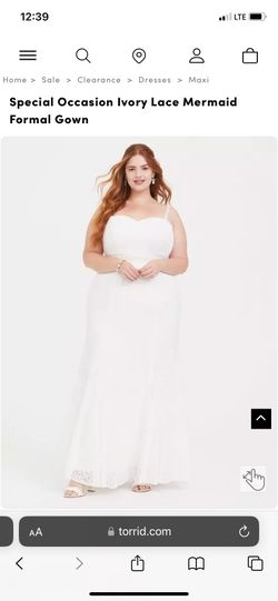 Torrid Wedding Dress Size 12 NEW