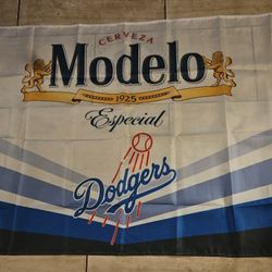 Modelo Dodgers Flag 5ftx3ft $20 Firm On Price 