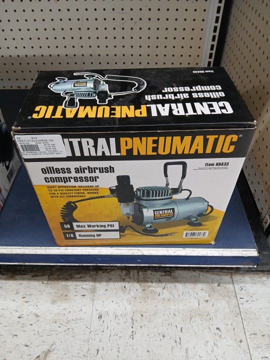 Central Pneumatic Airbursh Compressor