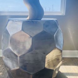 Elegant Designer Side Table / Coffee Table  - Grey,  Metal