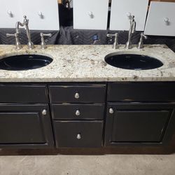 60” double vanity