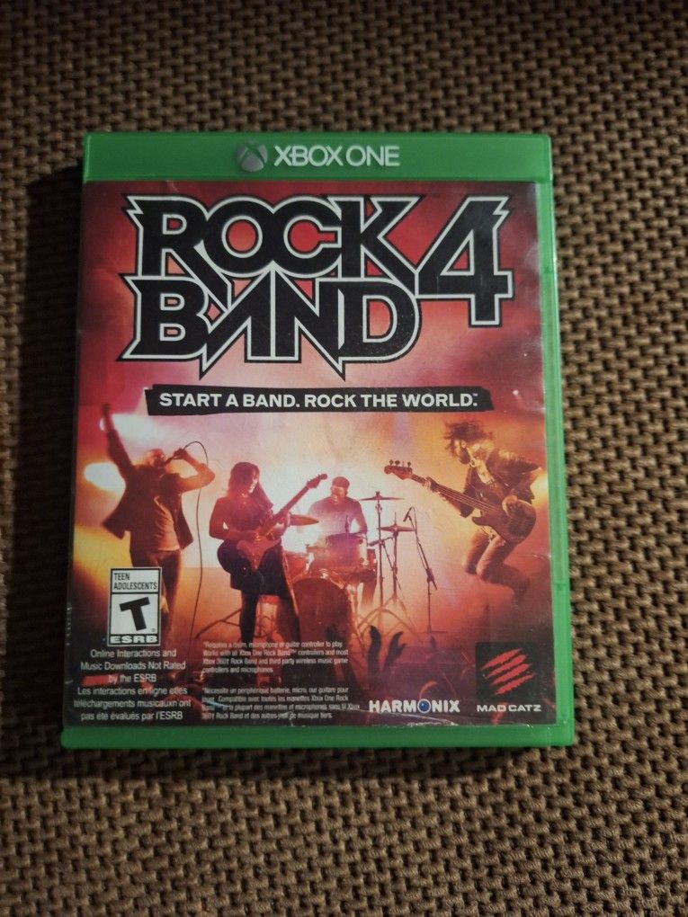 Rock Band 4 Xbox 1