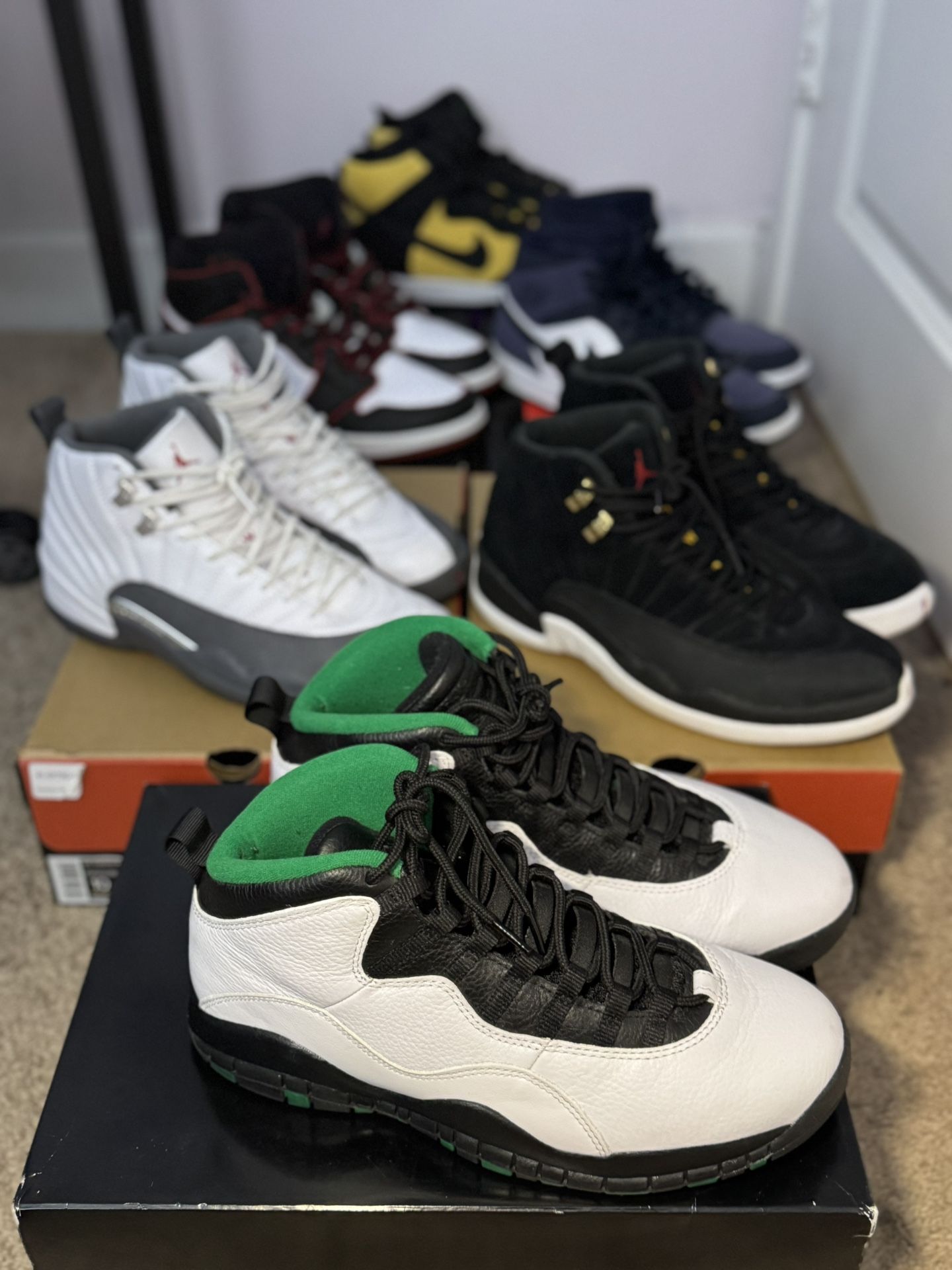 Jordan's 1, 10, 12, And Dunks