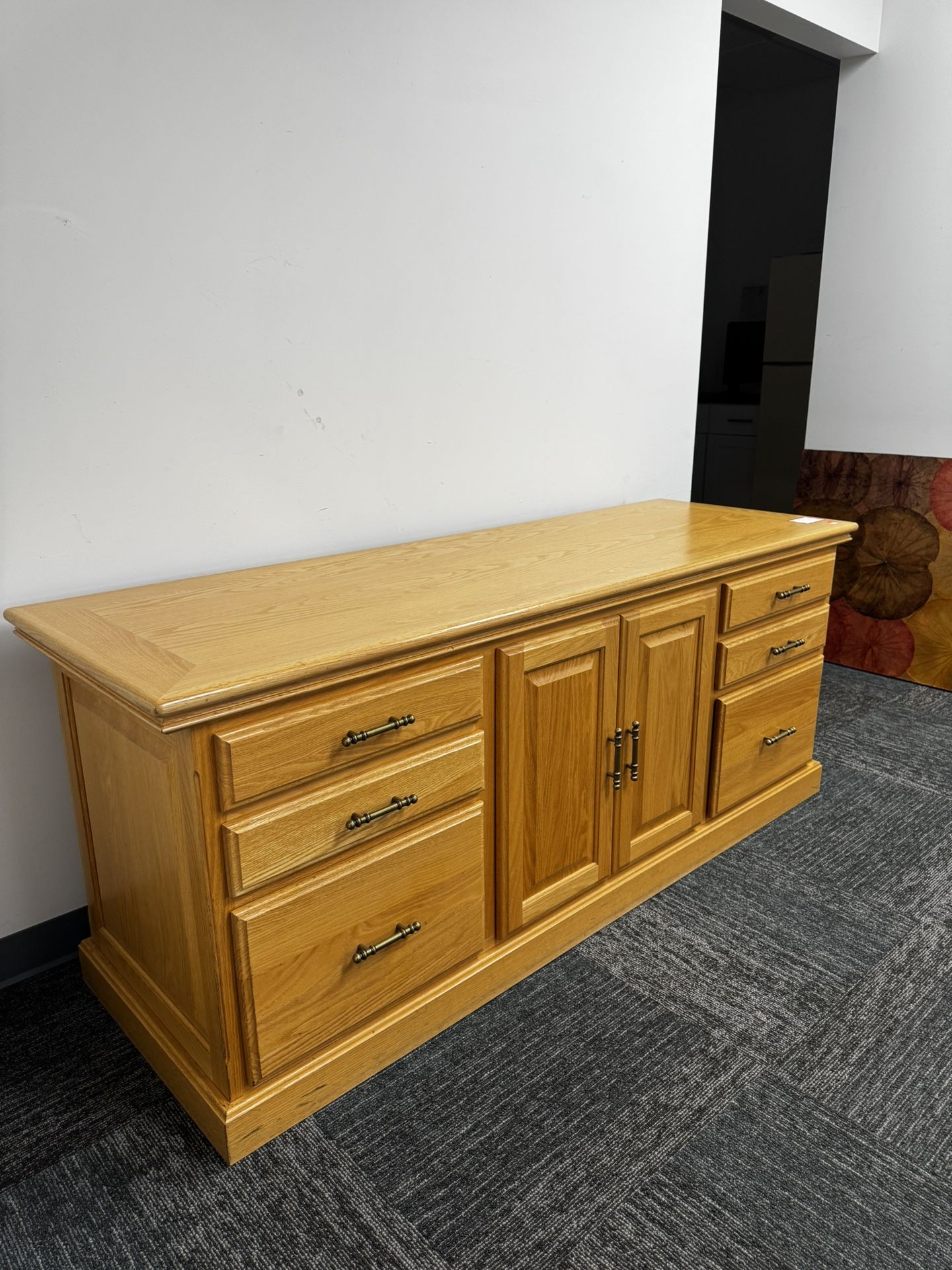 Blonde Oak Credenza *SALE*