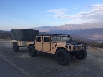 Humvee m998, m1102 trailer
