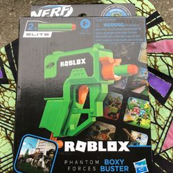 Nerf Roblox Boxy Buster Mini Gun Comes W/ 1 Downloadable Exclusive Item