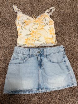 Cute Women’s Tank Top with Built-In Shorts – XS