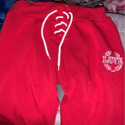 Xl Red Love Sweats 