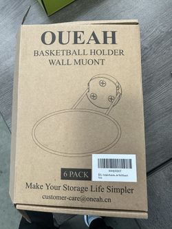 6 Pack Basketball Holder Wall Mount