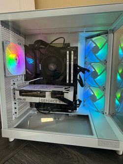 White Gaming PC – RTX 4060, Ryzen 5, 32GB RAM