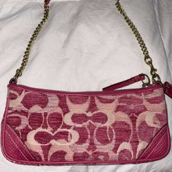 Pink Vintage Coach Bag 