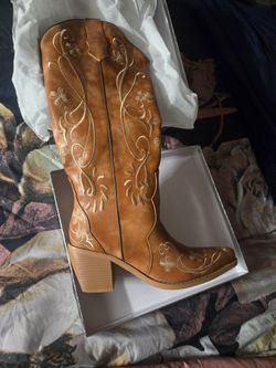 wetkiss Knee High Cowboy Boots size 8.5