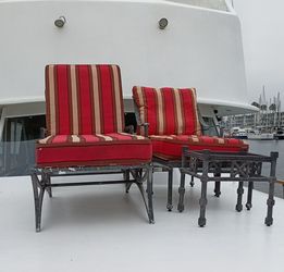 Vintage Wrought Iron Patio Set