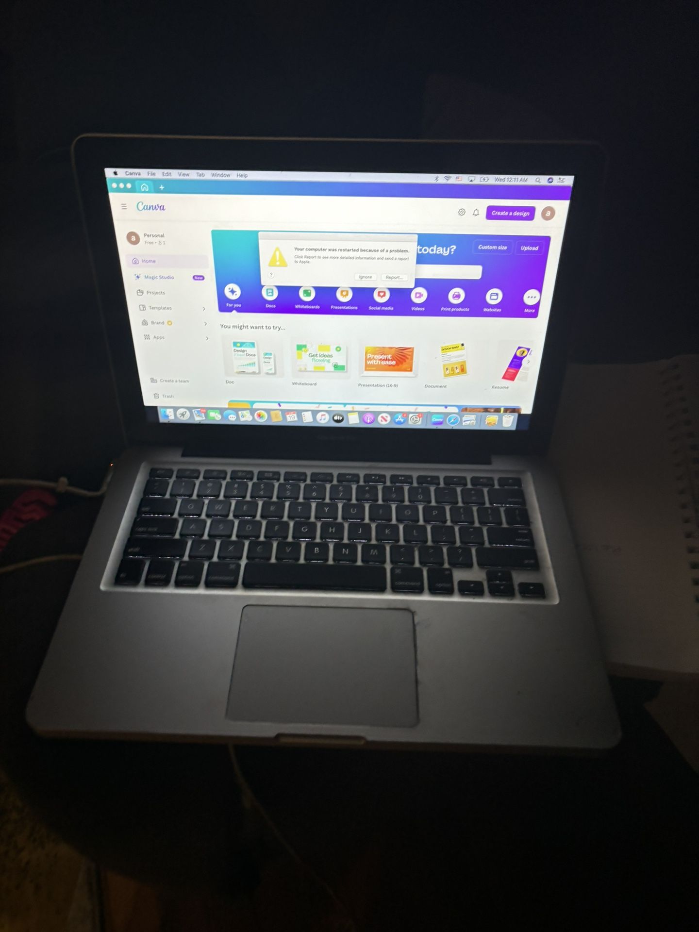 MacBook Pro Scratches On Back Besides That Works Amazing With Charger Will Trade For iPhone 12 And Up