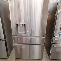 LG 36" Standard 4 Door Smart Refrigerator Stainless