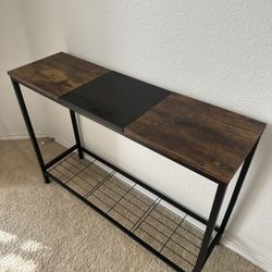 Wooden/ Metal Console Table 
