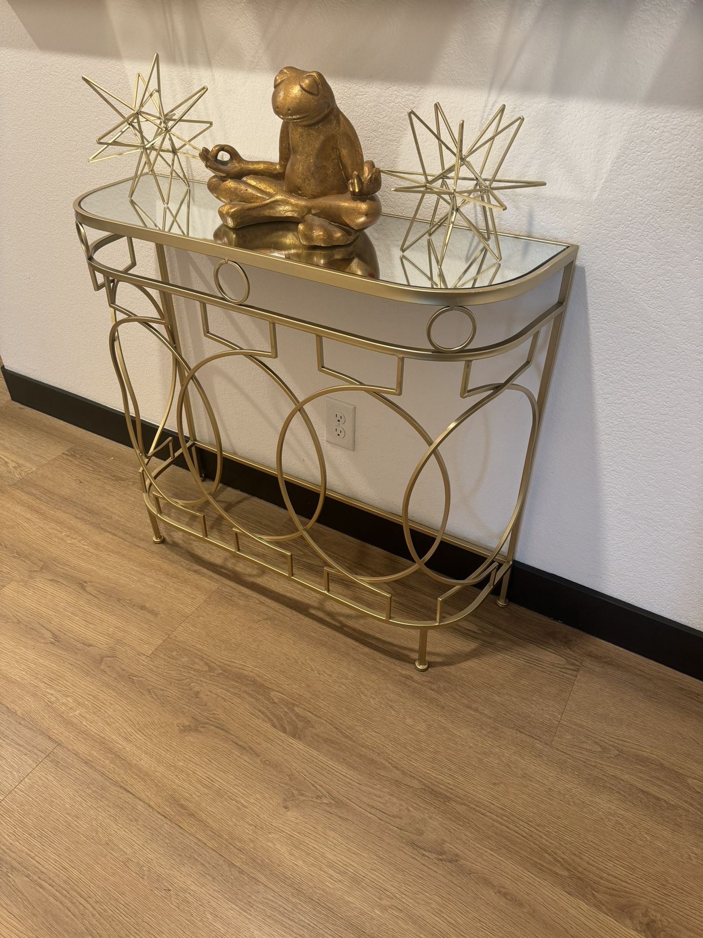 Gold Mirrored Table