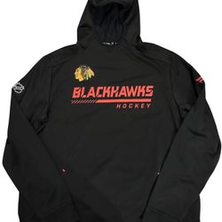 Chicago Blackhawks Fanatics Women’s Funnel Neck Hoodie - Large