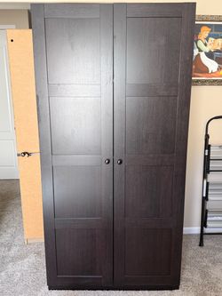 Dark Brown Double Door office cabinets