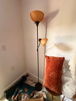 Torchiere Floor Lamp with Reading Light