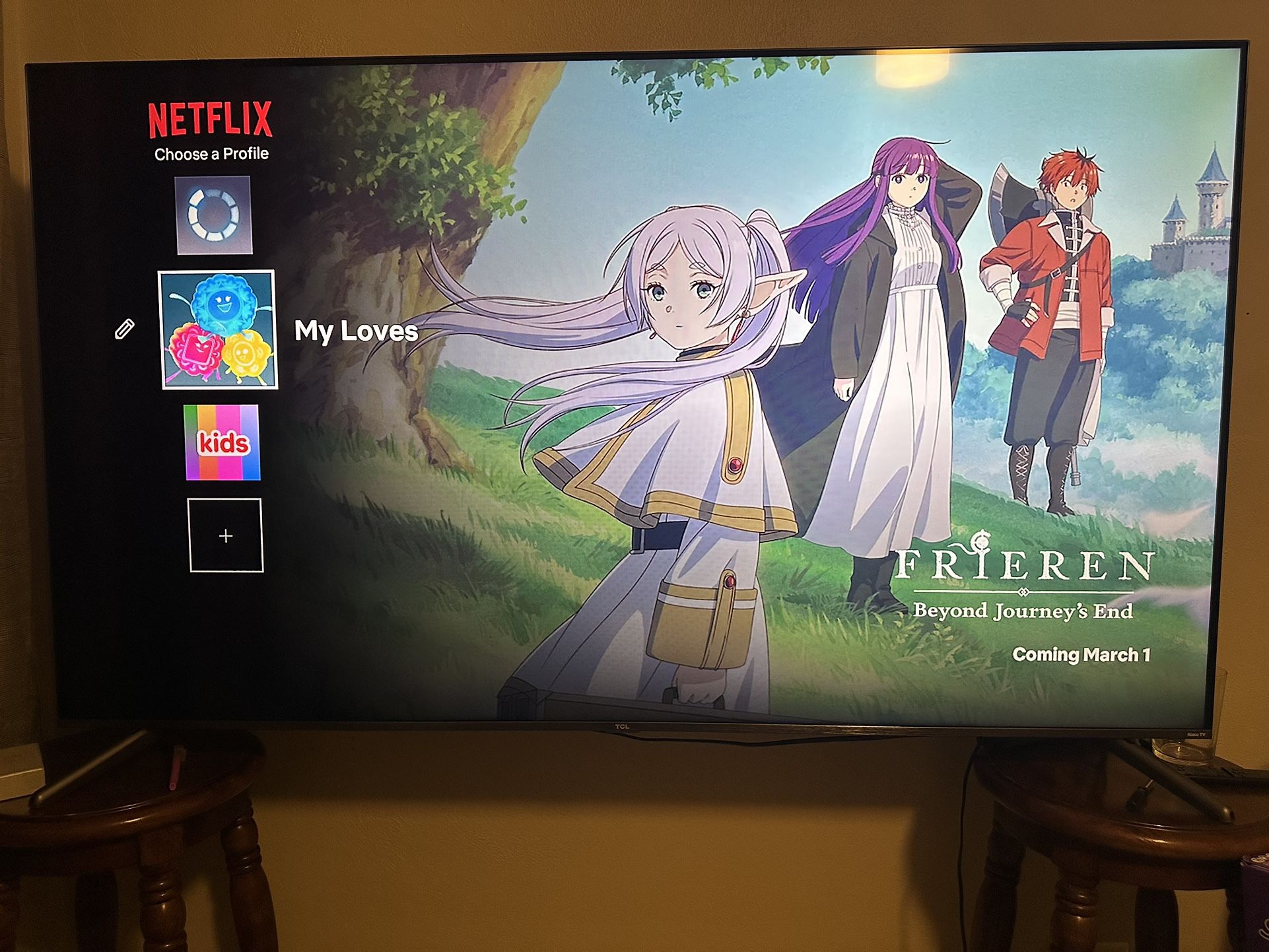 TCL Roku 65” Smart TV (with Mounting Hardware)