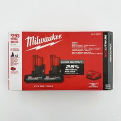 Milwaukee M12 REDLITHIUM High Output XC5.0 Starter Kit