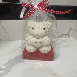 Terry bear candles