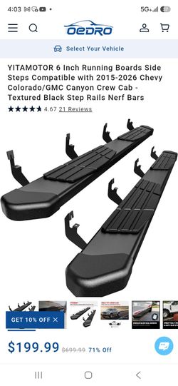 Chevy Colorado running boards