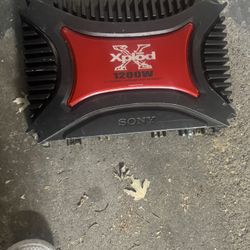 1200 Watt Sony Xplod Amplifier 