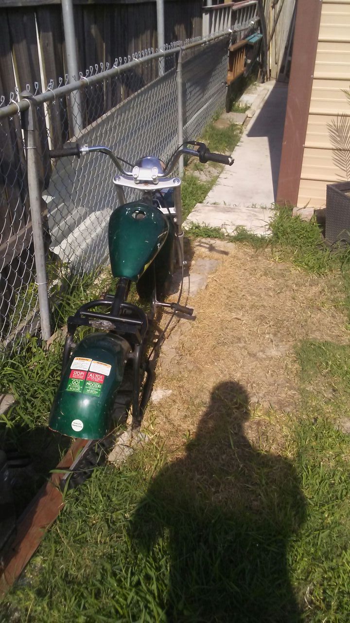Baja mini bike frame.. For sale..75