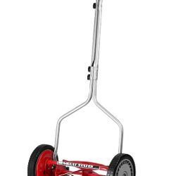 Great States 14" 5-Blade Push Reel Lawn Mower (Red) + Collection Bag