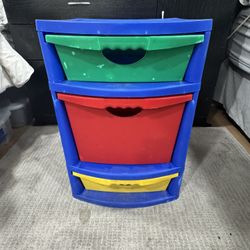 Kids Plastic 3 Drawer