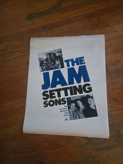 The Jam setting sons rare 1979 promo poster