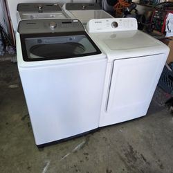 Samsung Washer And Electric Dryer Large Capacity 