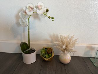 Faux succulents flower