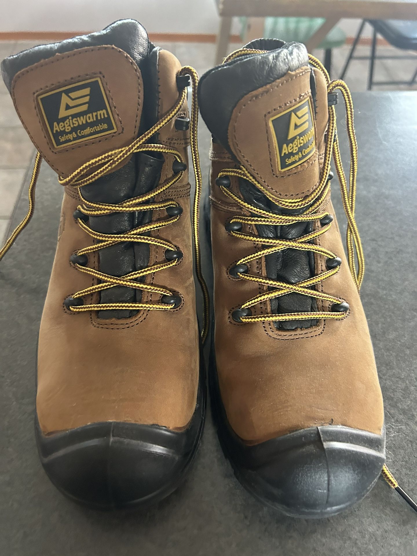 Aegiswarm Steel Toe work boots (NEW) 10.5