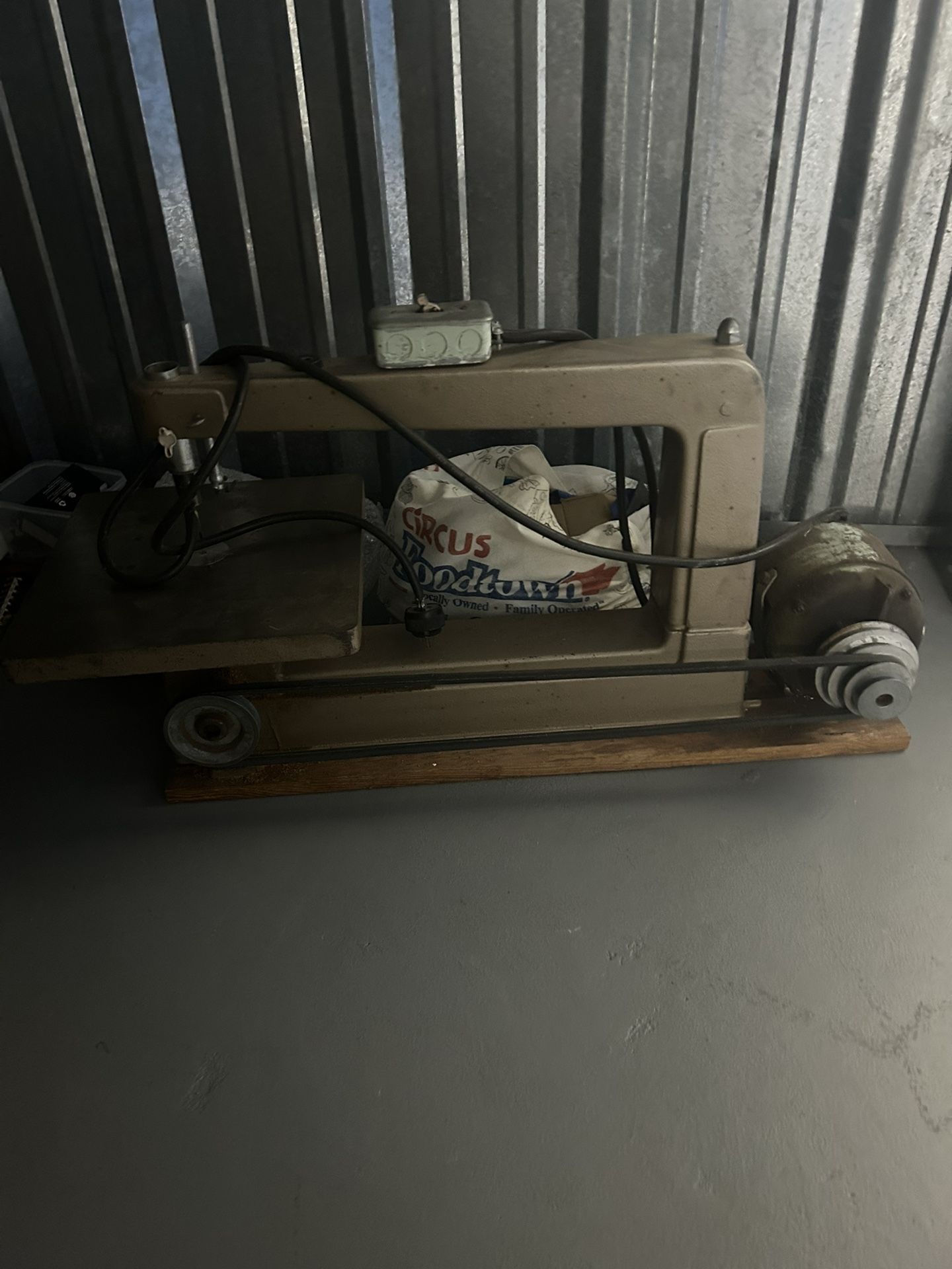 Antique Table Skill Saw