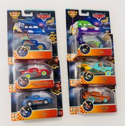 NEW DISNEYee PIXAR LIGHT UP CARS COLLECTIONS FOR SALE. TOTAL OF 6 CARS!!!
