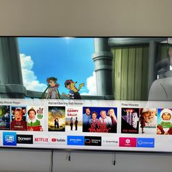 Samsung 4K UHD 65” Smart TV- Wall Mount Included!!